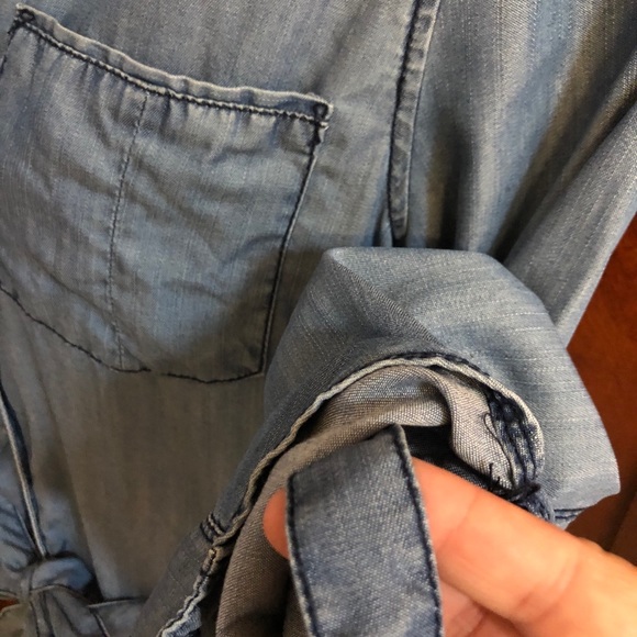 XS AQUA Chambray Dress like Denim - Picture 8 of 13
